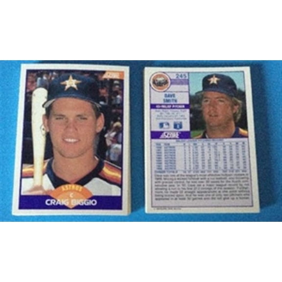 1989 Score Plus Traded Houston Astros Team Set NOLAN RYAN