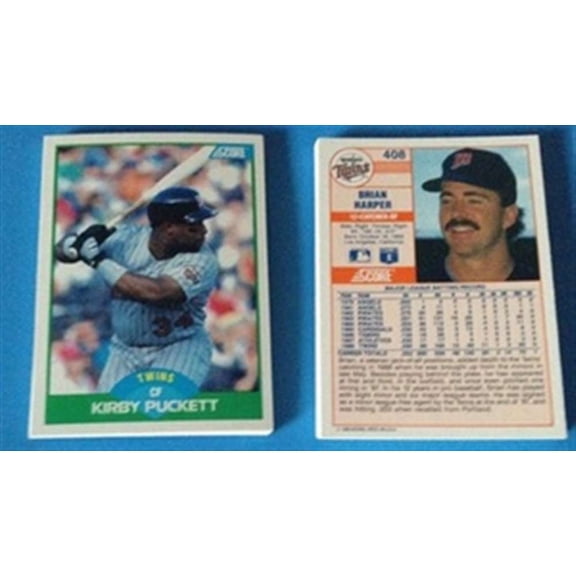 1989 Score Plus Traded Minnesota Twins Team Set Kirby Puckett
