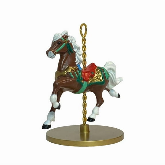 1989 Star (Carousel Horse) Hallmark Keepsake Christmas Tree Ornament - XPR9720
