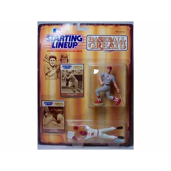 1989 Starting Lineup Baseball Greats Pete Rose & Johnny Bench Action Figures Cincinnati Reds