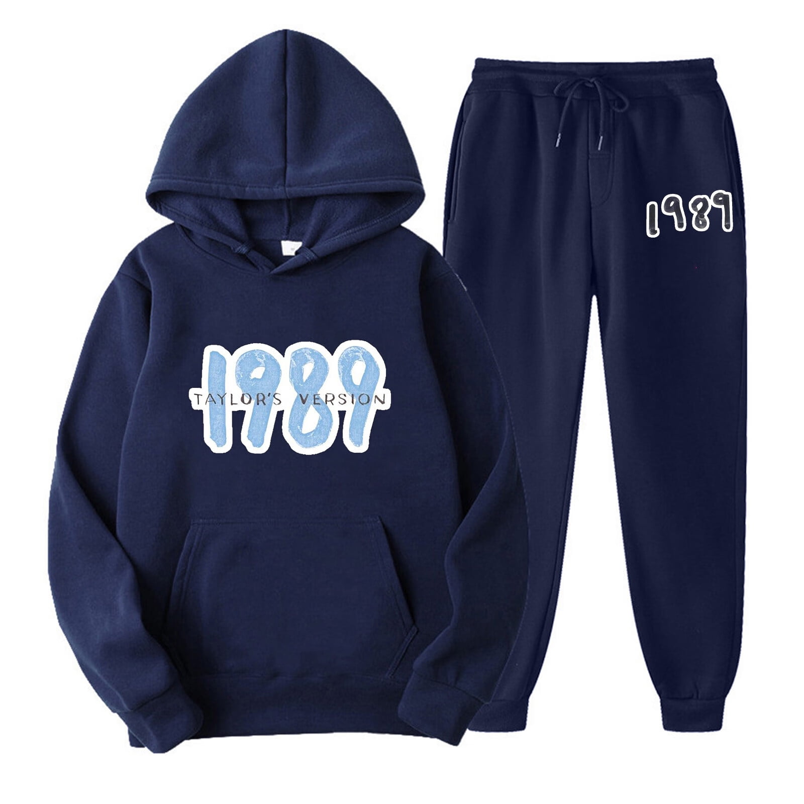 1989 Taylor The Swift Women's Hooded Sports Tracksuit Unisex Two-Piece ...