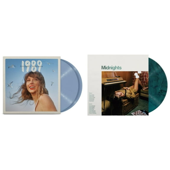 1989 (Taylor's Version) (2LP/Crystal Skies Blue Vinyl) & Midnights (X) (Jade Green LP Vinyl)