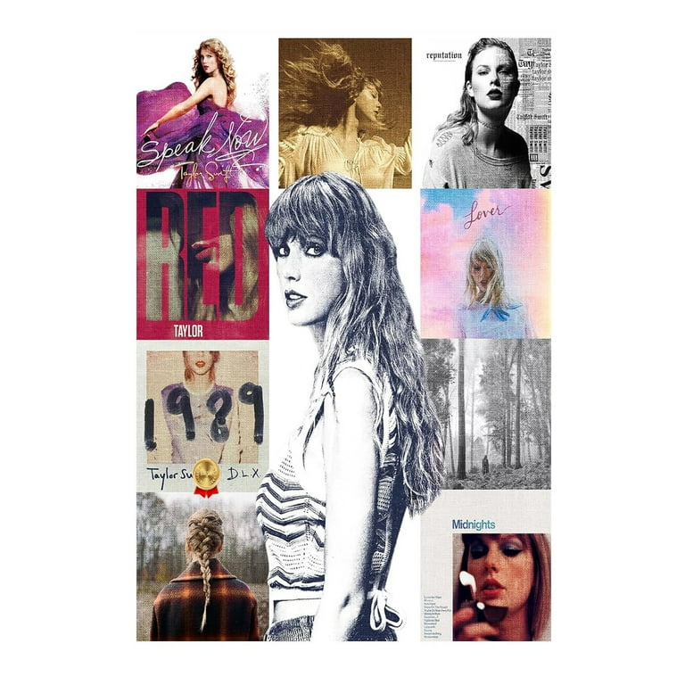 1989 Taylors Version - Taylor Music Swift Album Poster The Cover Signed  Limited Poster Canvas Wall Art Room Aesthetics for Girl and Boy Teens Dorm  Decor - Unframed 