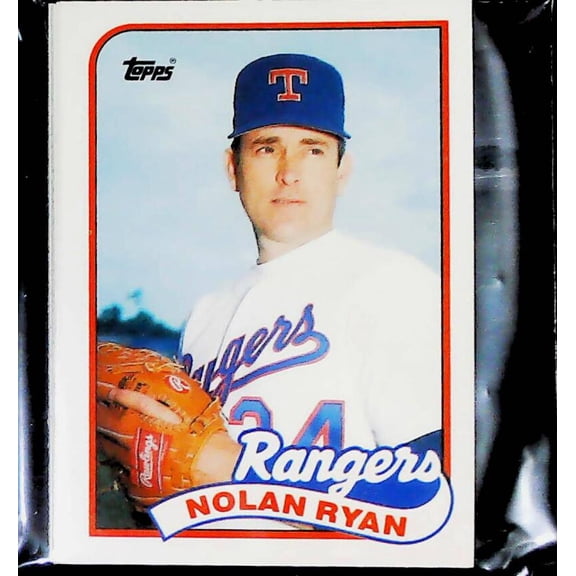 1989 Topps Traded Texas Rangers Team Set 7 Cards Nolan Ryan NM-MT