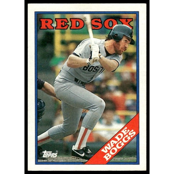 1989 Topps Wade Boggs #200 Boston Red Sox Baseball Card Very Good