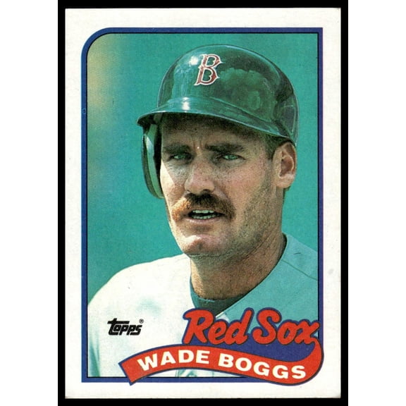 1989 Topps Wade Boggs Boston Red Sox #600 Baseball Card
