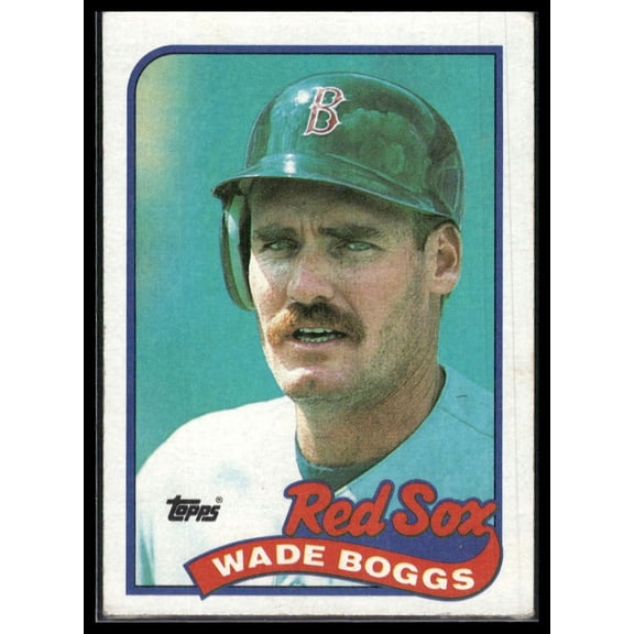 1989 Topps Wade Boggs Boston Red Sox #600 Baseball Card
