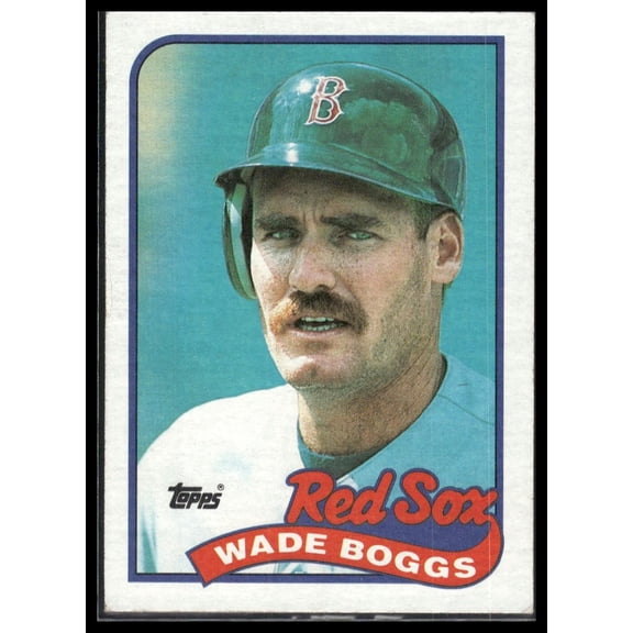 1989 Topps Wade Boggs #600 Boston Red Sox Baseball Card