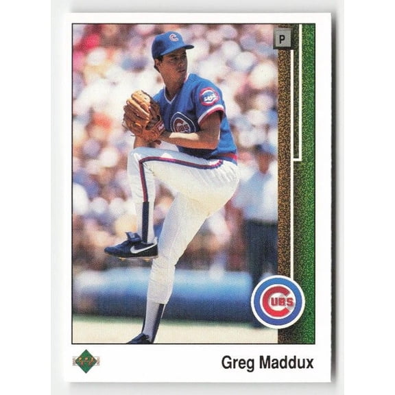 1989 Upper Deck #241 Greg Maddux Chicago Cubs Baseball Card