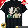 thumbnail image 1 of 1989 Wallace & Gromit Friends Shirt Short Sleeve White Unisex S-5XL, LIMITED EDITION-TH73522, 1 of 2