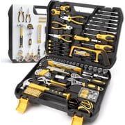 199 Piece Tool Kit for Home,General Household/Auto Repair Tool Set,Basic Hand Tool Kit with Socket Wreh,Tool Box Case for Men,Perfect for Diyer Handyman Homeowner