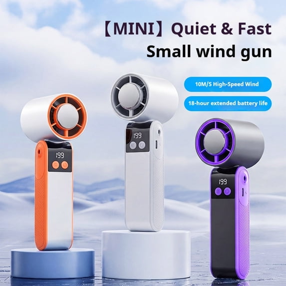 199 Speed Foldable Handheld Fan High Speed Ice Cooling USB Rechargeable Portable Mini Fan for Travel Camping Outdoor by PALIFEUR