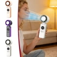thumbnail image 1 of 199 Speed Ice Compress Handheld Fan Rechargeable Portable Cooling Fan Quiet Mini Fan with Ice Pack for Outdoor Travel Office by PALIFEUR, 1 of 6