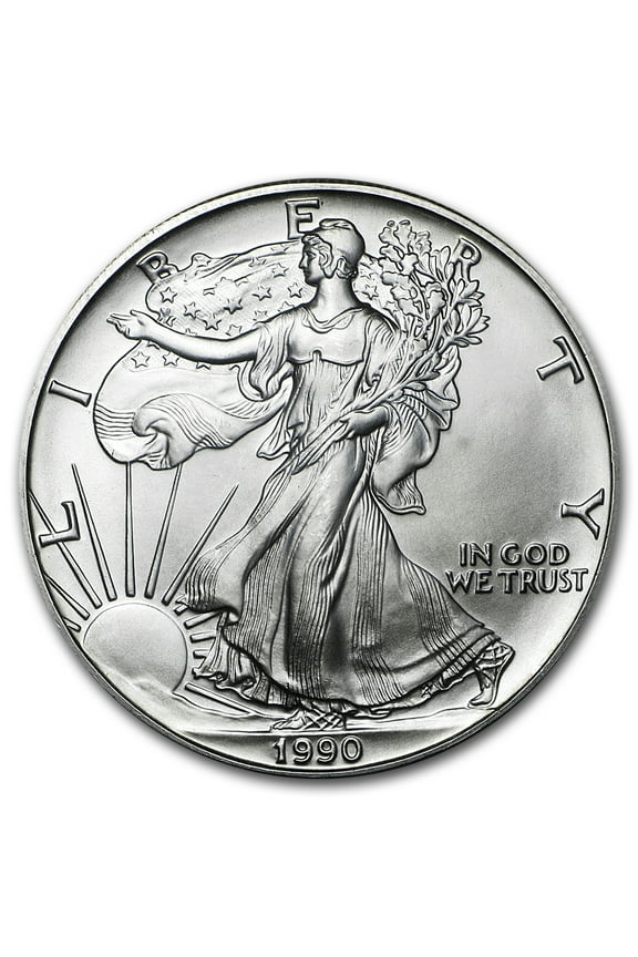 1990 1 oz American Silver Eagle BU
