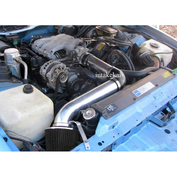 1990 1991 1992 Pontiac Firebird 3.1 3.1L TPI V6 Engine AIR INTAKE KIT SYSTEMS  (BLACK)