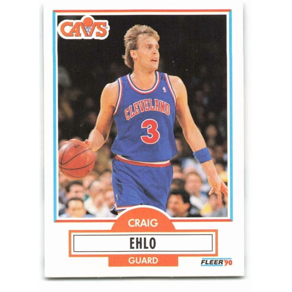 1990-91 FLEER #32 CRAIG EHLO CLEVELAND CAVALIERS