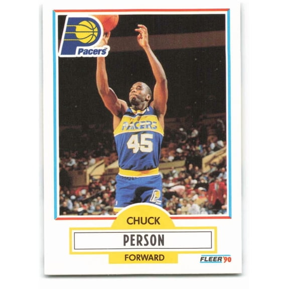 1990-91 FLEER #79 CHUCK PERSON INDIANA PACERS