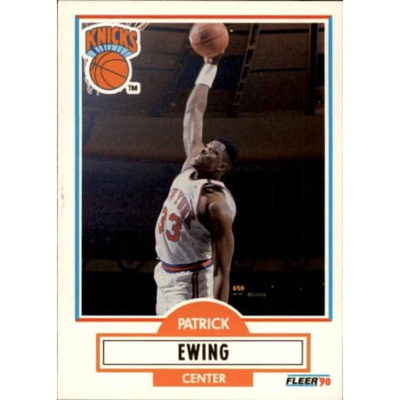 1990-91 Fleer #125 Patrick Ewing NBA Basketball Trading Card