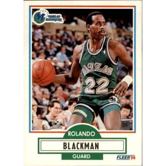 1990-91 Fleer #38 Rolando Blackman NBA Basketball Trading Card