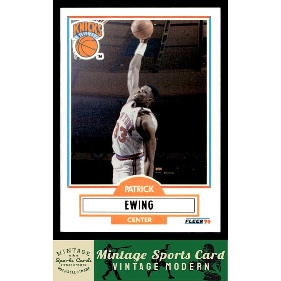 1990-91 Fleer Patrick Ewing #125
