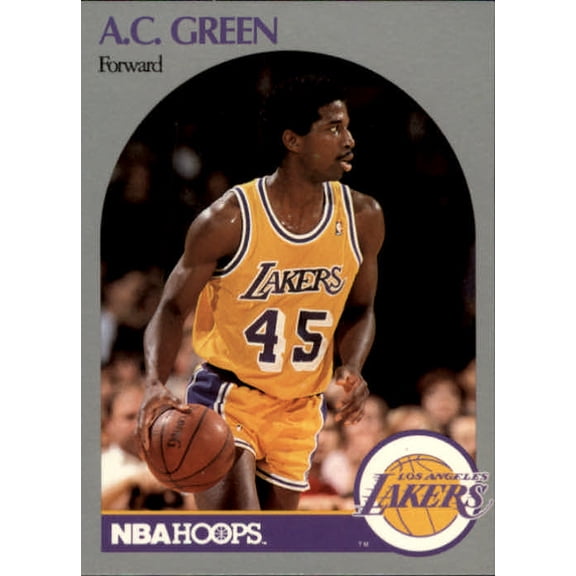 1990-91 Hoops #156 A.C. Green NBA Basketball Trading Card