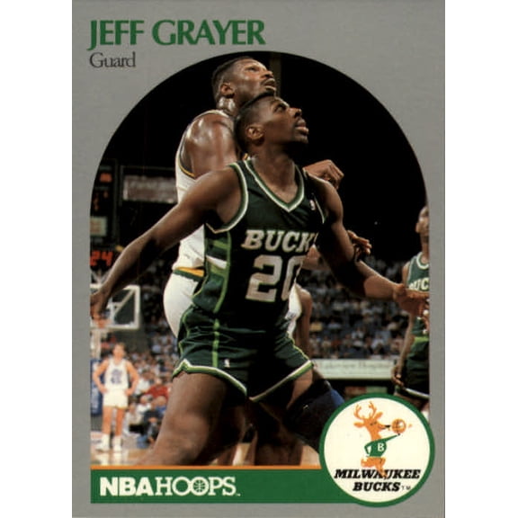 1990-91 Hoops #174 Jeff Grayer RC NBA Basketball Trading Card