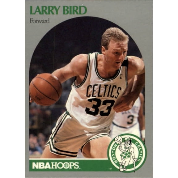 1990-91 Hoops #39 Larry Bird NBA Basketball Trading Card