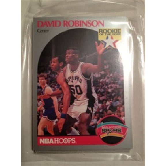 1990-91 NBA Hoops w Update San Antonio Spurs Team Set David Robinson 18 Cards