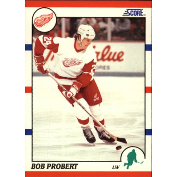 1990-91 Score #143 Bob Probert NHL Hockey Trading Card