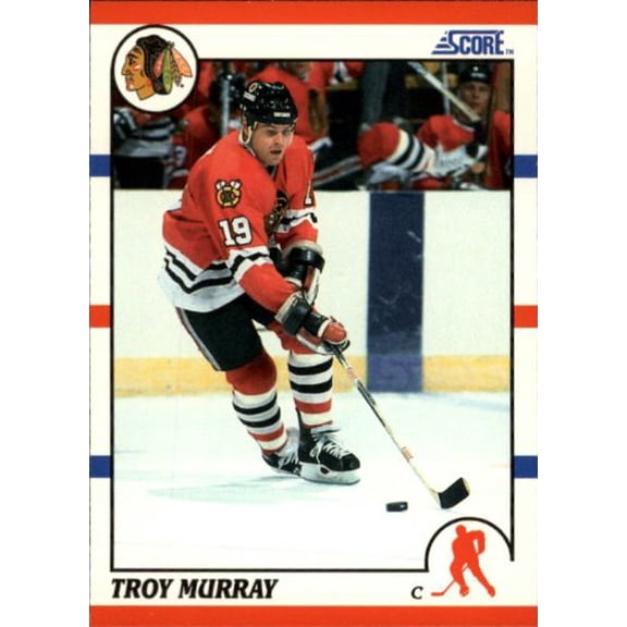 1990-91 Score #243 Troy Murray NHL Hockey Trading Card