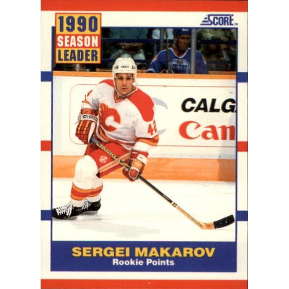 1990-91 Score #350 Sergei Makarov RLL NHL Hockey Trading Card