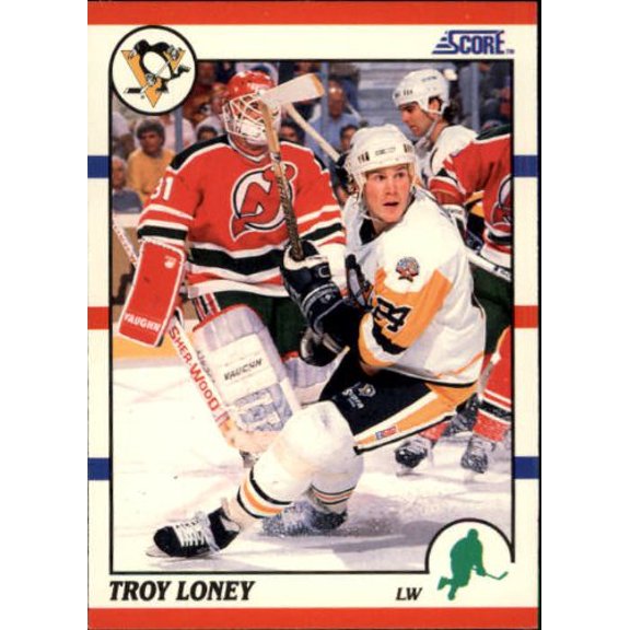 1990-91 Score #371 Troy Loney RC NHL Hockey Trading Card