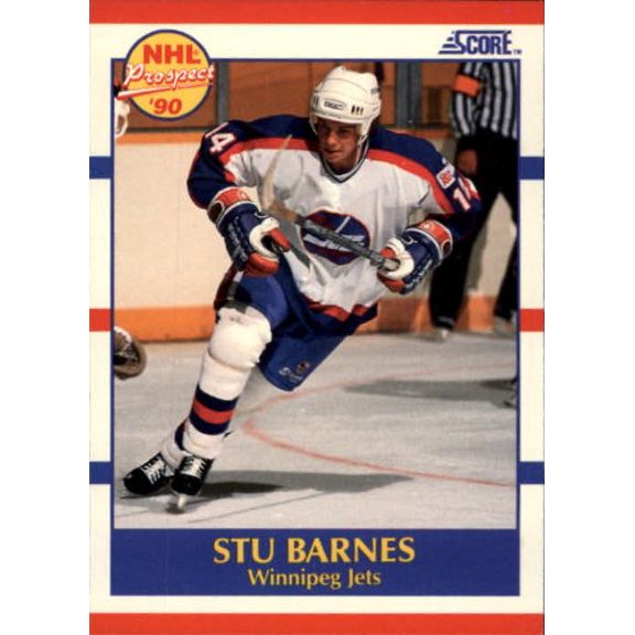 1990-91 Score #391 Stu Barnes RC NHL Hockey Trading Card