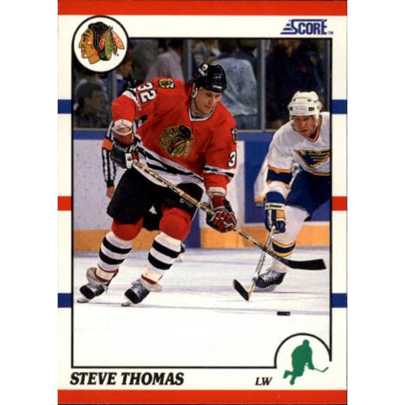 1990-91 Score #66 Steve Thomas NHL Hockey Trading Card