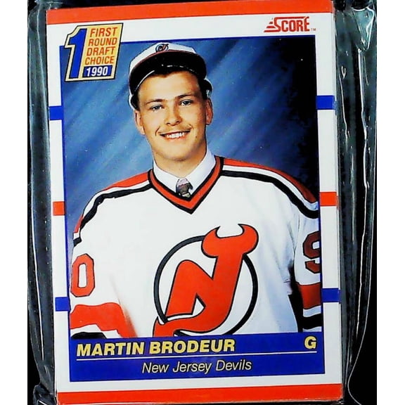1990-91 Score BILINGUAL New Jersey Devils Team Set 18 Cards Martin Brodeur RC
