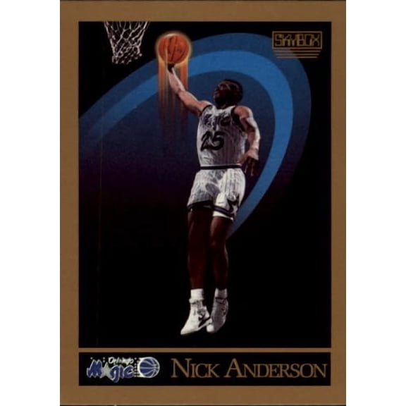 1990-91 SkyBox #199 Nick Anderson RC NBA Basketball Trading Card