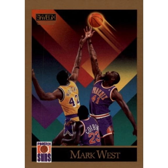 1990-91 SkyBox #230 Mark West NBA Basketball Trading Card