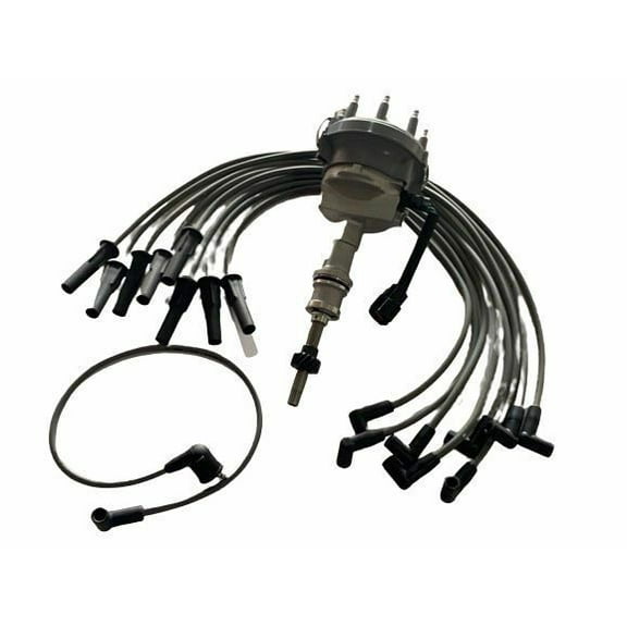 Distributor with Spark Plug Wires Ford Bronco F150 F350 F250 90 to 96 V8 5.8 RSD-F351FI