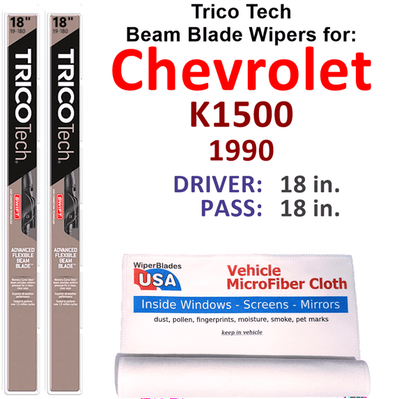 1990 Chevrolet K1500 Beam Blade Wipers (Set of 2)