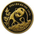 thumbnail image 1 of 1990 China 1/4 oz Gold Panda Small Date BU (Sealed), 1 of 3