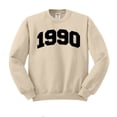 thumbnail image 1 of 1990 College Style Sweatshirt Unisex 2X-Large Sand, 1 of 5