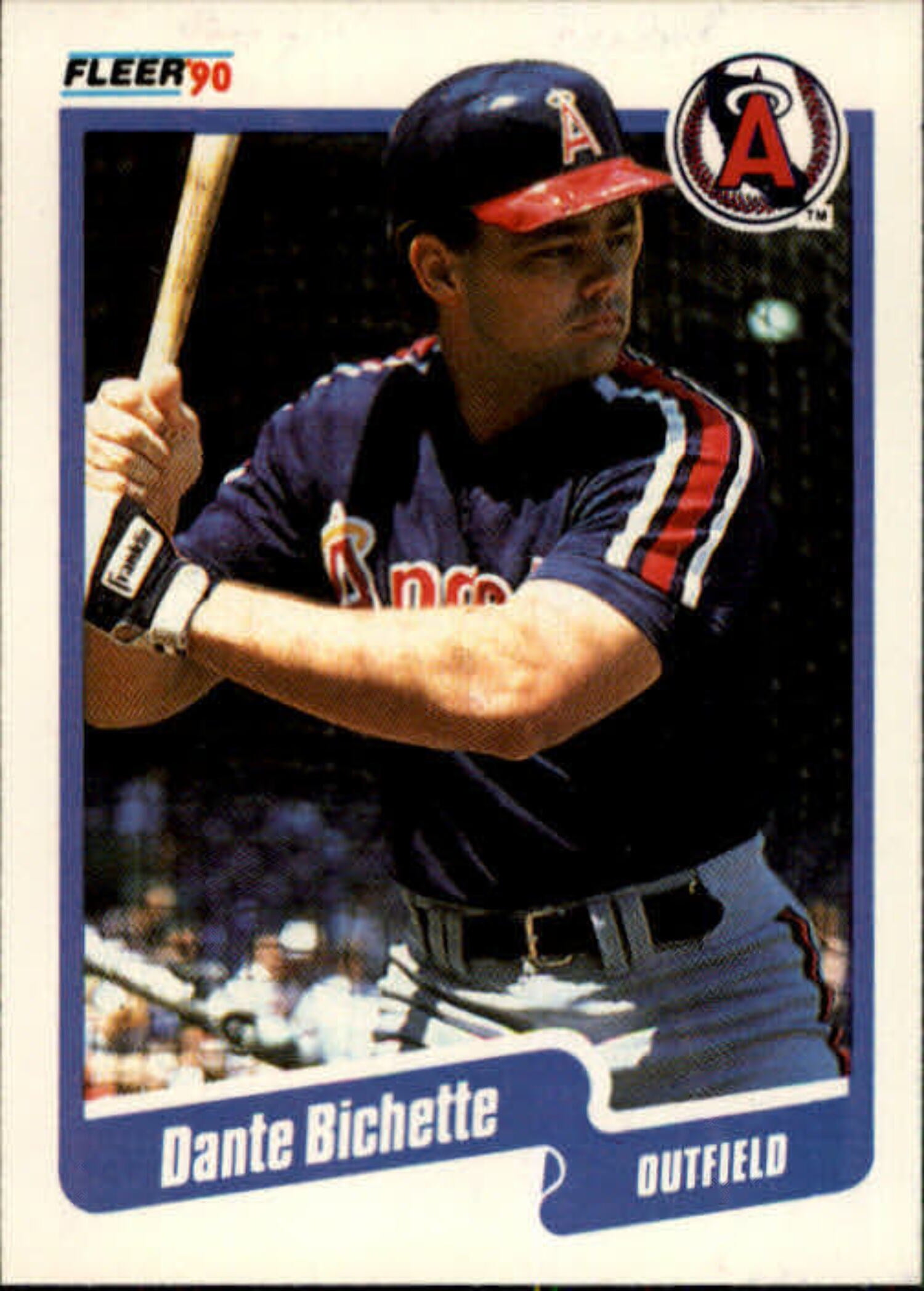 1990 Dante Bichette Fleer baseball card
