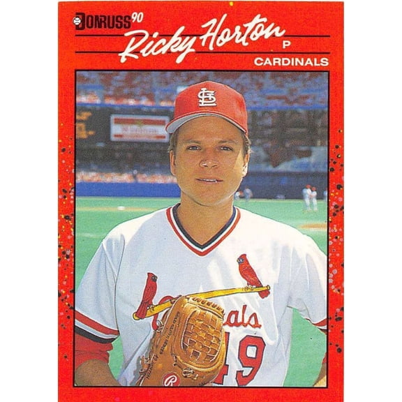 1990 Donruss #666 Ricky Horton NM-MT St. Louis Cardinals Baseball Card St. Louis Cardinals MLB Baseball Trading Card