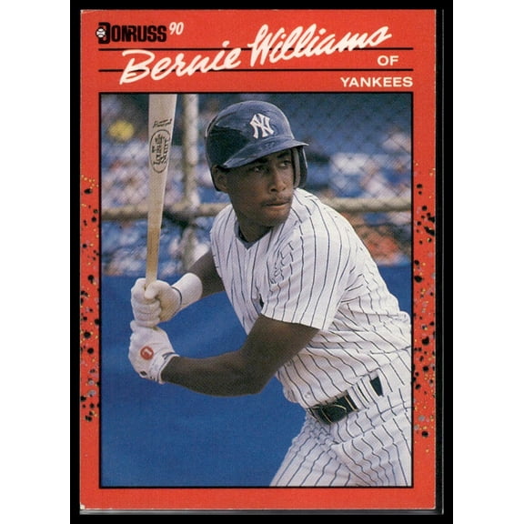 1990 Donruss Bernie Williams New York Yankees #689 Baseball Card