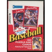 Collectible 1990 Donruss Baseball Wax Box Cards