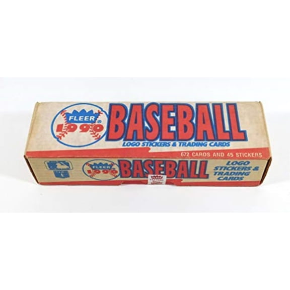 1990 fleer baseball cards complete factory set of 660 cards + 45 stickers - i...