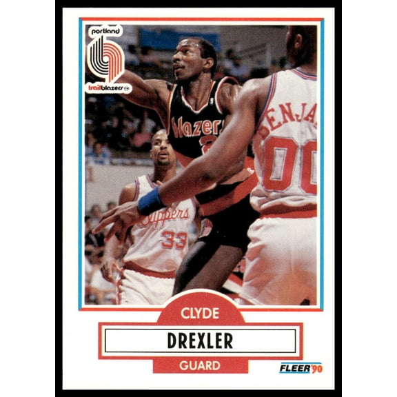 1990 Fleer Clyde Drexler #154