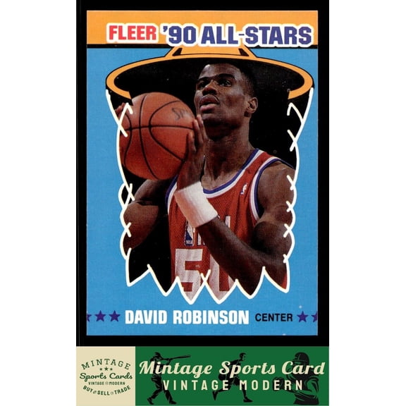 1990 Fleer David Robinson #10 All-Stars