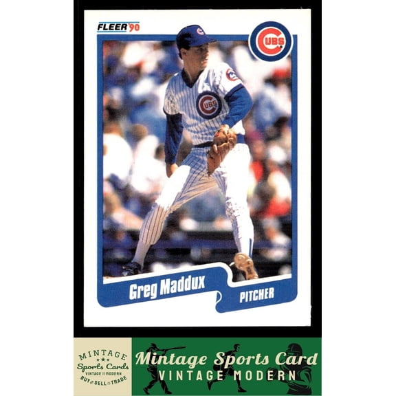 1990 Fleer Greg Maddux #37