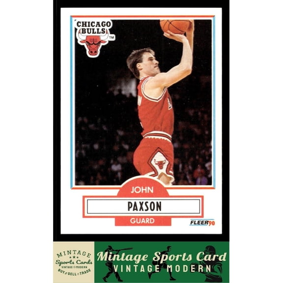 1990 Fleer John Paxson #28